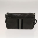 BURBERRY Nova Check Bag Canvas Nylon Leather 3Set Beige Gray Red Auth ti3370-2