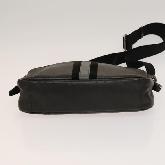 BURBERRY Nova Check Bag Canvas Nylon Leather 3Set Beige Gray Red Auth ti3370