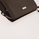 BURBERRY Clutch Bag Leather 2Set Brown Auth ti3373-5