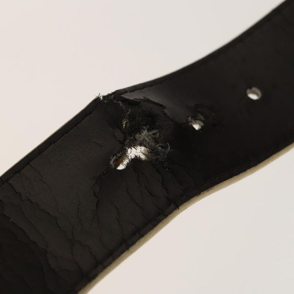 GUCCI GG Canvas Web Sherry Line Belt Canvas 3Set White Beige Auth ti3375