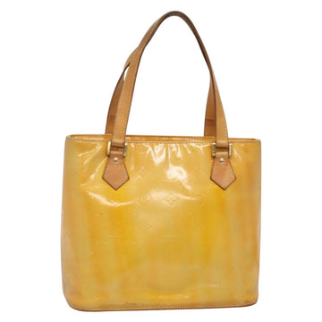 LOUIS VUITTON Monogram Vernis Houston Hand Bag Gris M91053 LV Auth ti3376