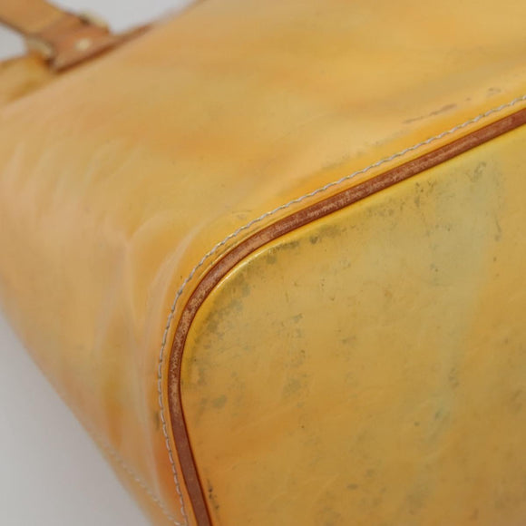 LOUIS VUITTON Monogram Vernis Houston Hand Bag Gris M91053 LV Auth ti3376