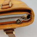 LOUIS VUITTON Monogram Vernis Houston Hand Bag Gris M91053 LV Auth ti3376-17