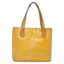 LOUIS VUITTON Monogram Vernis Houston Hand Bag Gris M91053 LV Auth ti3376-2