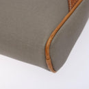 Christian Dior Shoulder Bag Leather Gray Auth ti3384-10