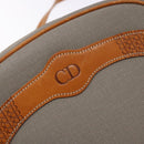 Christian Dior Shoulder Bag Leather Gray Auth ti3384-14