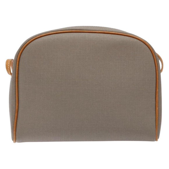 Christian Dior Shoulder Bag Leather Gray Auth ti3384