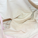 CHANEL New Travel Line Tote Bag Nylon Pink Gold CC Auth ti3386-11