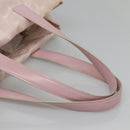 CHANEL New Travel Line Tote Bag Nylon Pink Gold CC Auth ti3386-6