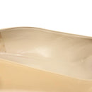 CHANEL Pumps High heels Leather Beige CC Auth ti3387-17