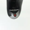 CHANEL pumps High heels Leather 35 1/2 Black CC Auth ti3388-10