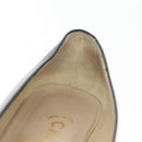 CHANEL pumps High heels Leather 35 1/2 Black CC Auth ti3388-14
