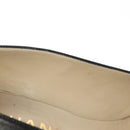 CHANEL pumps High heels Leather 35 1/2 Black CC Auth ti3388-16