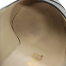 CHANEL pumps High heels Leather 35 1/2 Black CC Auth ti3388-17