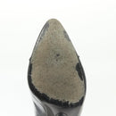 CHANEL pumps High heels Leather 35 1/2 Black CC Auth ti3388-24