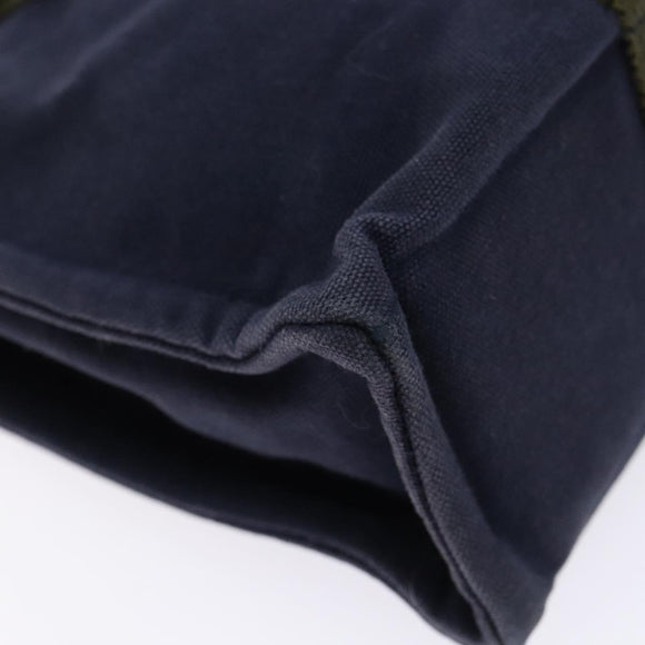 HERMES Fourre Tout PM Hand Bag Canvas Navy Auth ti3389