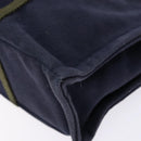 HERMES Fourre Tout PM Hand Bag Canvas Navy Auth ti3389-15