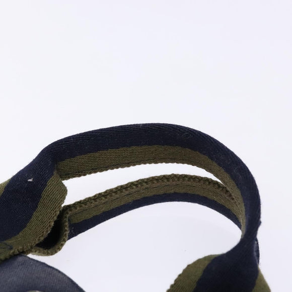 HERMES Fourre Tout PM Hand Bag Canvas Navy Auth ti3389