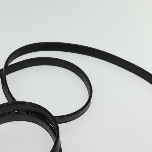 FENDI Hand Bag Enamel 2way Black Gold Auth ti3390