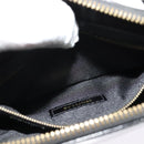 FENDI Hand Bag Enamel 2way Black Gold Auth ti3390-22