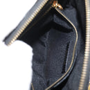 FENDI Hand Bag Patent leather 2way Black Gold Auth ti3390-24