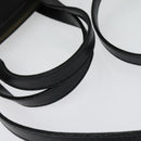 FENDI Hand Bag Enamel 2way Black Gold Auth ti3390-7