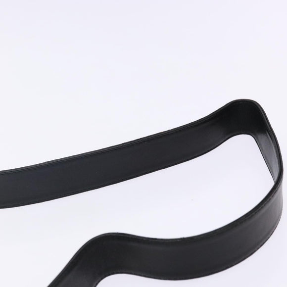 GUCCI Bamboo Hand Bag Leather 2way Black Gold 001 1705 1638 Auth ti3391