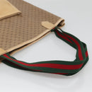 GUCCI Micro GG Supreme Web Sherry Line Bag PVC Beige 904 002 0222 Auth ti3393-7