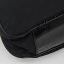 GUCCI Bamboo Hand Bag Nylon 2way Black Silver 001 1705 1577 Auth ti3394-9