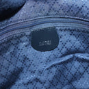 GUCCI Bamboo Hand Bag Nylon 2way Black Silver 001 1705 1577 Auth ti3394-19