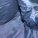 GUCCI Bamboo Hand Bag Nylon 2way Black Silver 001 1705 1577 Auth ti3394-20