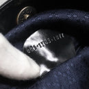 GUCCI Bamboo Hand Bag Nylon 2way Black Silver 001 1705 1577 Auth ti3394-12