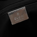 GUCCI GG Canvas Shoulder Bag Silver 145857 Auth ti3396-15