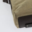 GUCCI Shoulder Bag Canvas Beige Silver 106298 Auth ti3398-12