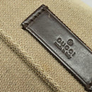 GUCCI Shoulder Bag Canvas Beige Silver 106298 Auth ti3398-14