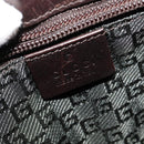 GUCCI Shoulder Bag Canvas Beige Silver 106298 Auth ti3398-16