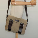 GUCCI Shoulder Bag Canvas Beige Silver 106298 Auth ti3398-22