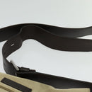 GUCCI Shoulder Bag Canvas Beige Silver 106298 Auth ti3398-8