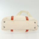 PRADA Hand Bag Nylon 2way White Silver Auth ti3400-5