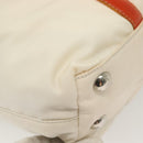 PRADA Hand Bag Nylon 2way White Silver Auth ti3400-18