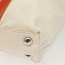 PRADA Hand Bag Nylon 2way White Silver Auth ti3400-19