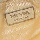 PRADA Hand Bag Nylon 2way White Silver Auth ti3400-21