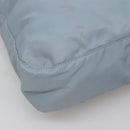 PRADA Shoulder Bag Nylon Light Blue Silver Auth ti3402-14