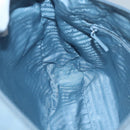 PRADA Shoulder Bag Nylon Light Blue Silver Auth ti3402-21