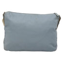 PRADA Shoulder Bag Nylon Light Blue Silver Auth ti3402-2