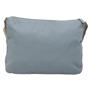 PRADA Shoulder Bag Nylon Light Blue Silver Auth ti3402 - 0