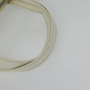 PRADA Hand Bag Nylon 2way Beige Silver Auth ti3404-7