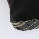 BURBERRY Blue Label Shoulder Bag Canvas Black Silver Auth ti3407-12