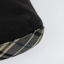 BURBERRY Blue Label Shoulder Bag Canvas Black Silver Auth ti3407-13