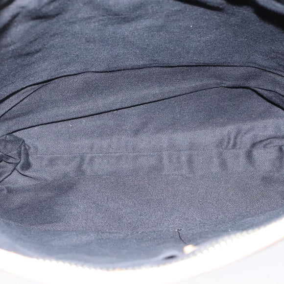 BURBERRY Blue Label Shoulder Bag Canvas Black Silver Auth ti3407